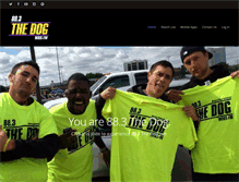 Tablet Screenshot of 883thedog.com